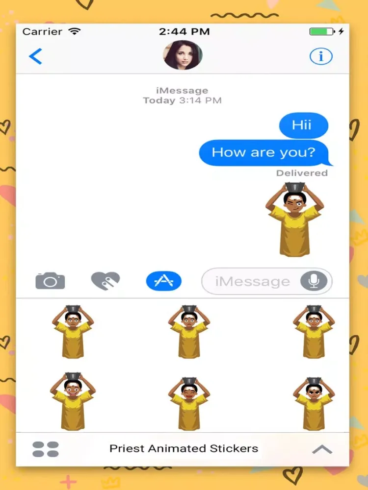 Woman Avatar: Animated Sticker iPad  Ekran Görüntüleri