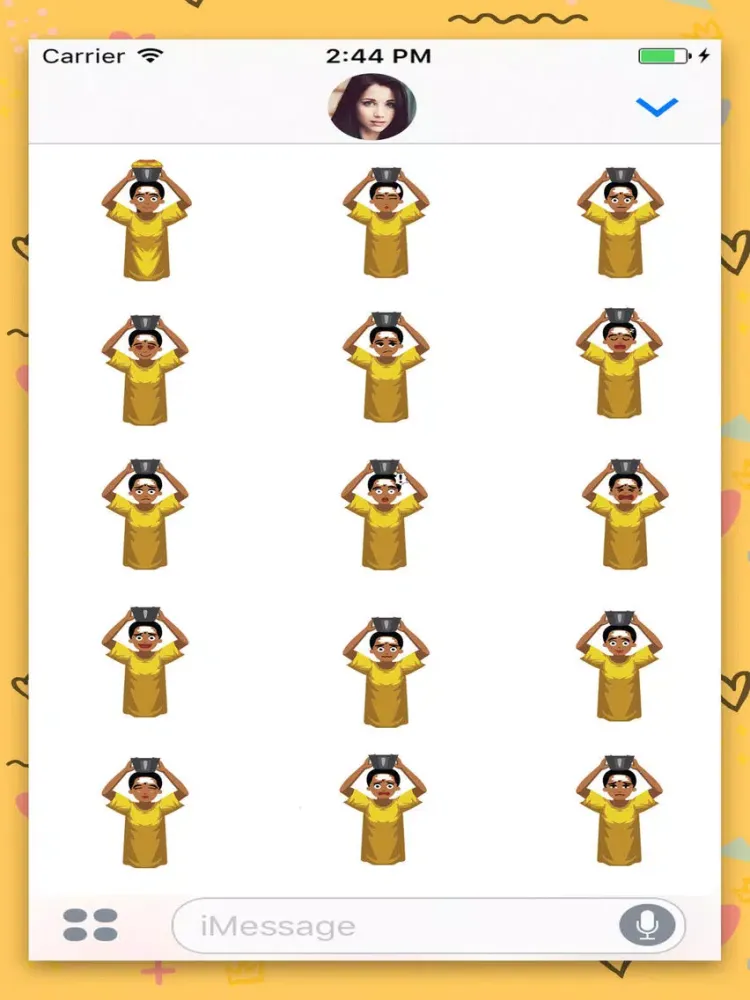 Woman Avatar: Animated Sticker iPad  Ekran Görüntüleri
