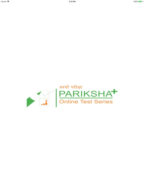Tangkapan layar Pariksha Plus iPad 