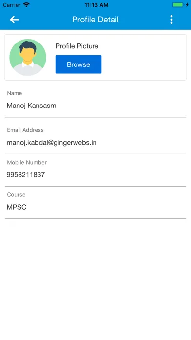 Tangkapan layar Pariksha Plus