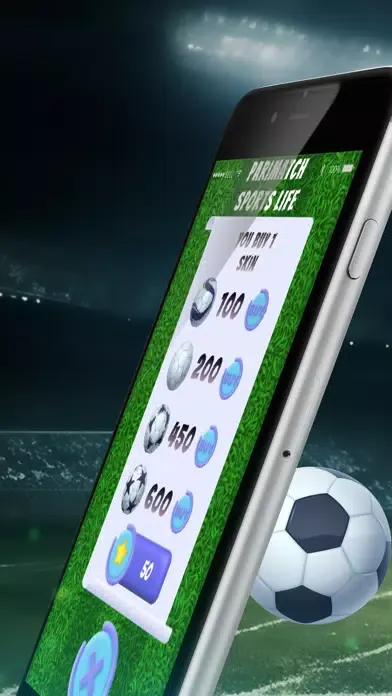 Zrzuty ekranu Parimatch Sports Life
