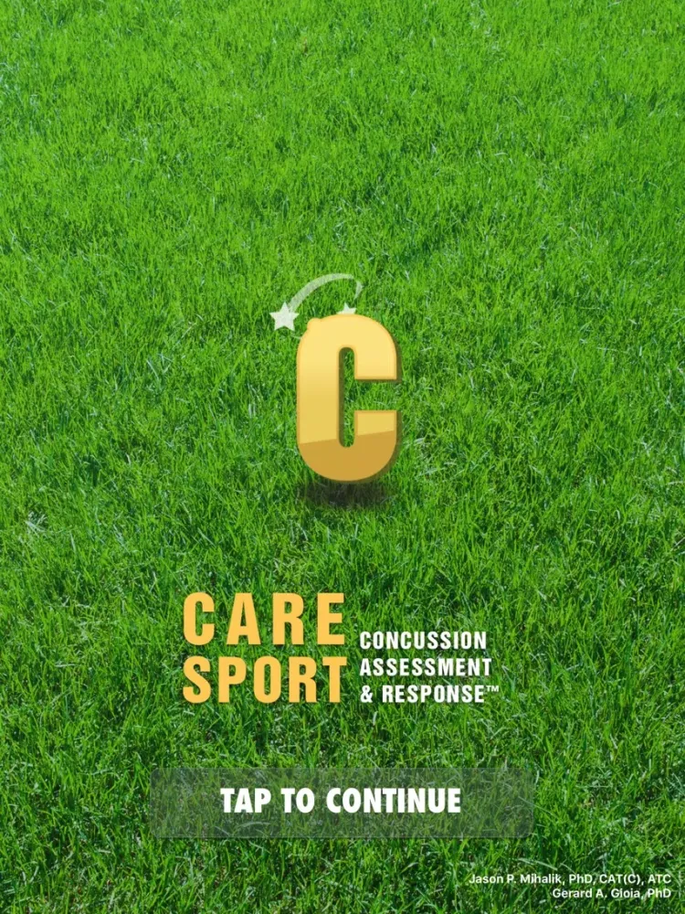 Captures d'écran de Concussion Assessment & Response: Sport Version iPad 