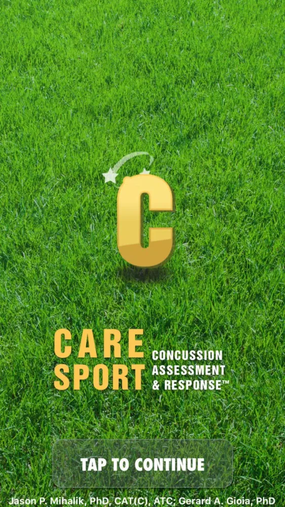 Captures d'écran de Concussion Assessment & Response: Sport Version