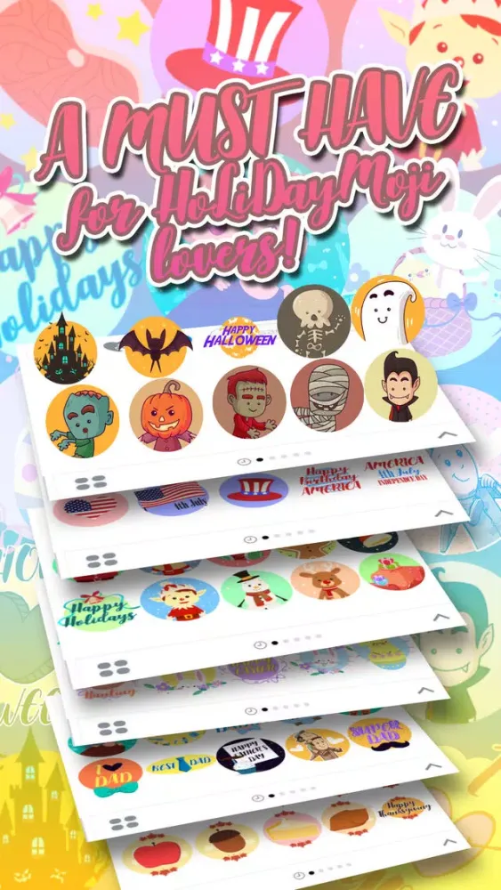 HolidayMOJI - Festive Stickers Screenshots