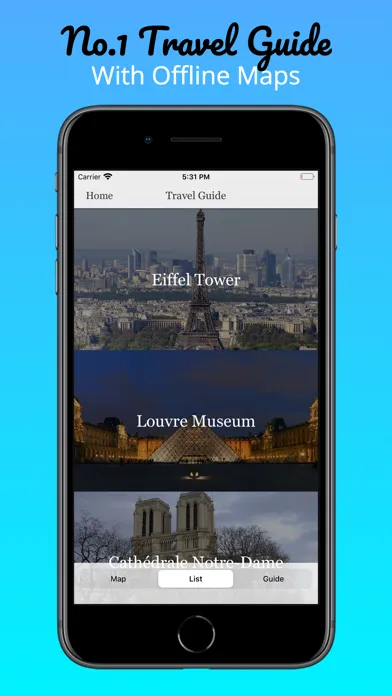 Screenshot di Paris - Travel Guide & Tickets