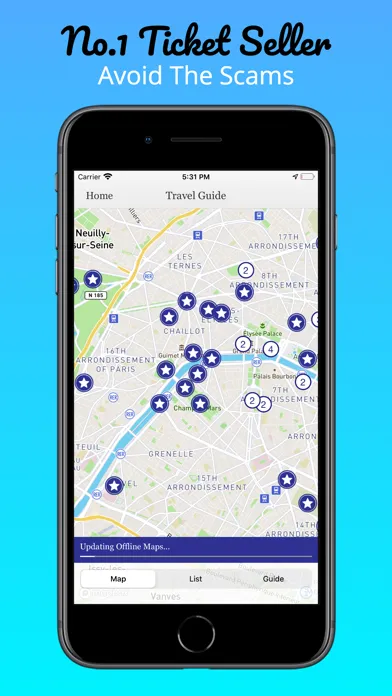 Screenshot di Paris - Travel Guide & Tickets