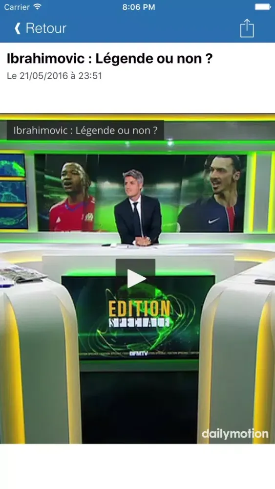 Capturas de pantalla de Paris News : Actualité Foot, Mercato, Vidéos