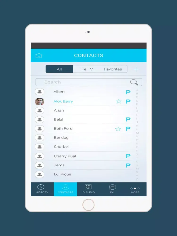 Ảnh chụp màn hình của IM Cheap Call iPad 