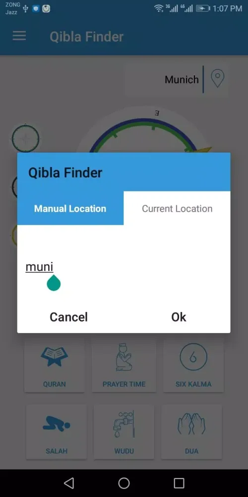 Find Qibla Direction & Compass سکرین شاٹس