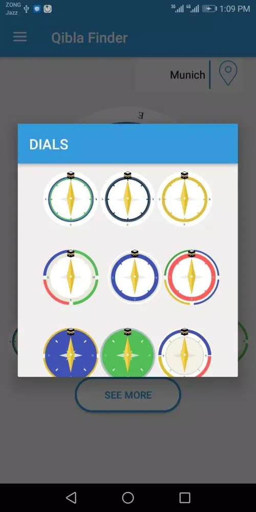 Find Qibla Direction & Compass سکرین شاٹس