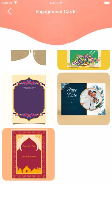 Invite & Wedding Cards Maker স্ক্রিনশট