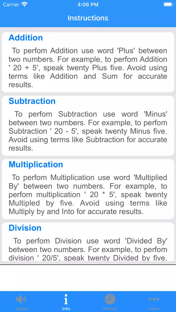 Speak & Calculate - Easy Math 스크린샷