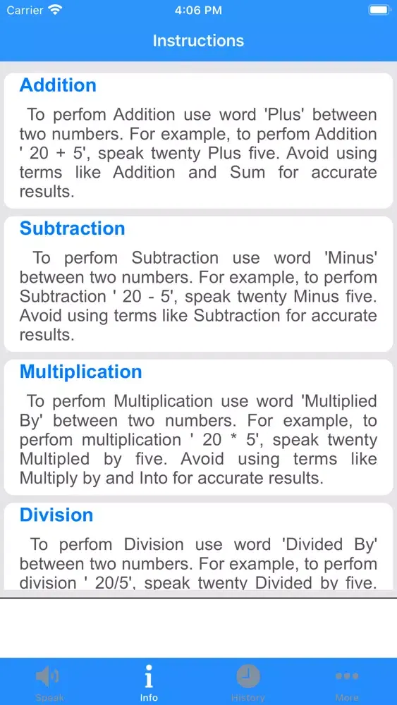 Speak & Calculate - Easy Math স্ক্রিনশট