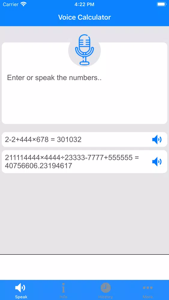 Speak & Calculate - Easy Math 스크린샷
