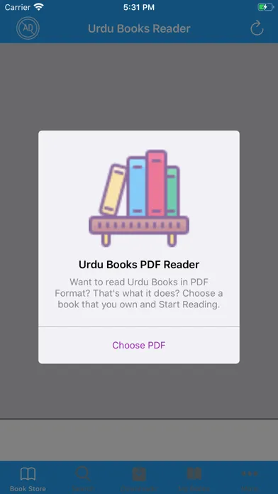 Capturas de tela do Urdu Books Keeper & PDF Reader
