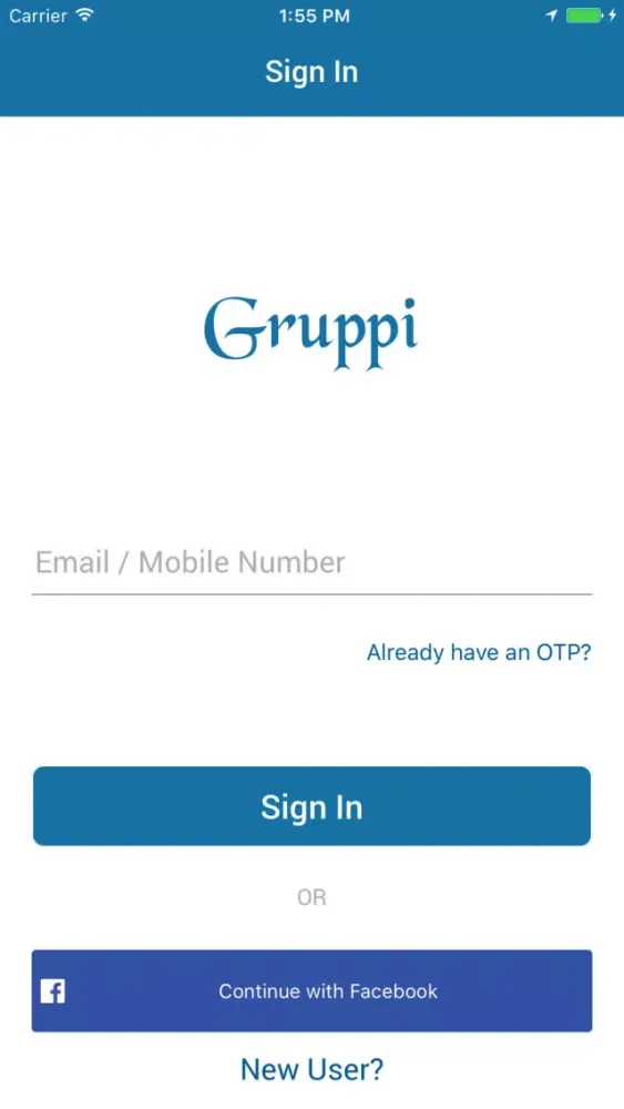 Ảnh chụp màn hình của Gruppi