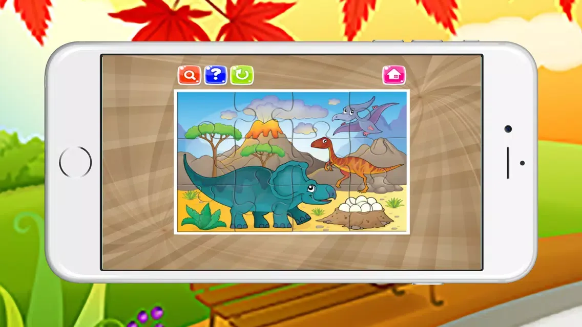 Kids Jigsaw Puzzles Games for World of Dinosaurs Screenshots