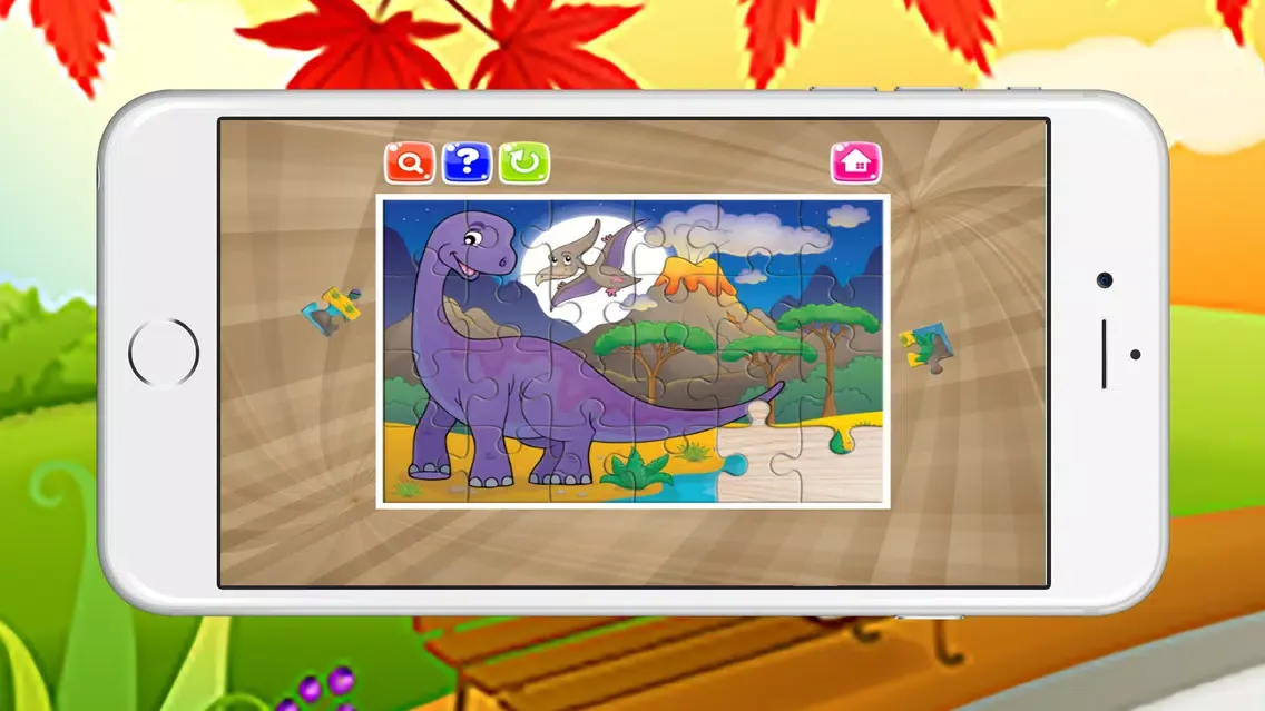 Kids Jigsaw Puzzles Games for World of Dinosaurs Screenshots