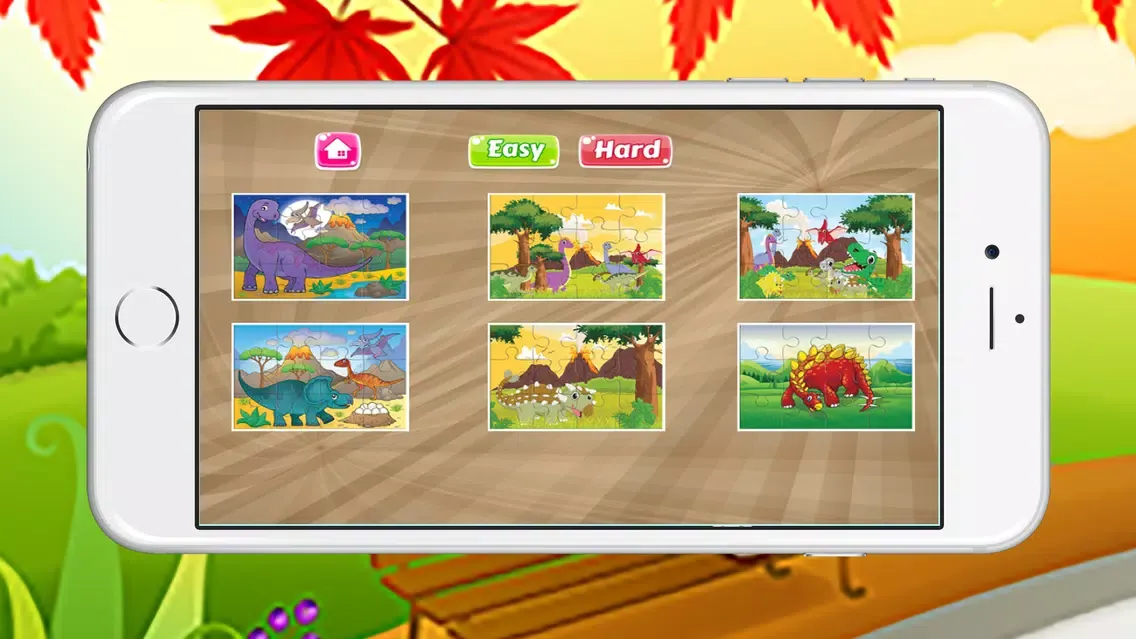 Kids Jigsaw Puzzles Games for World of Dinosaurs Screenshots