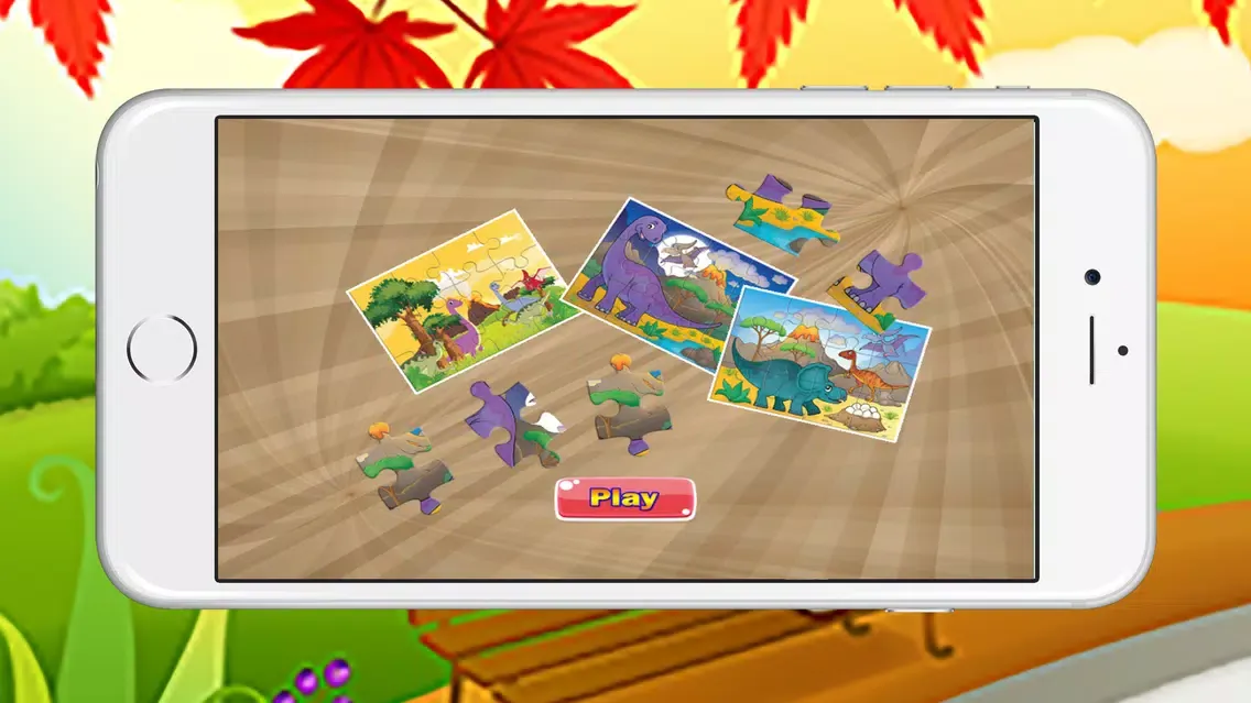 Kids Jigsaw Puzzles Games for World of Dinosaurs Screenshots