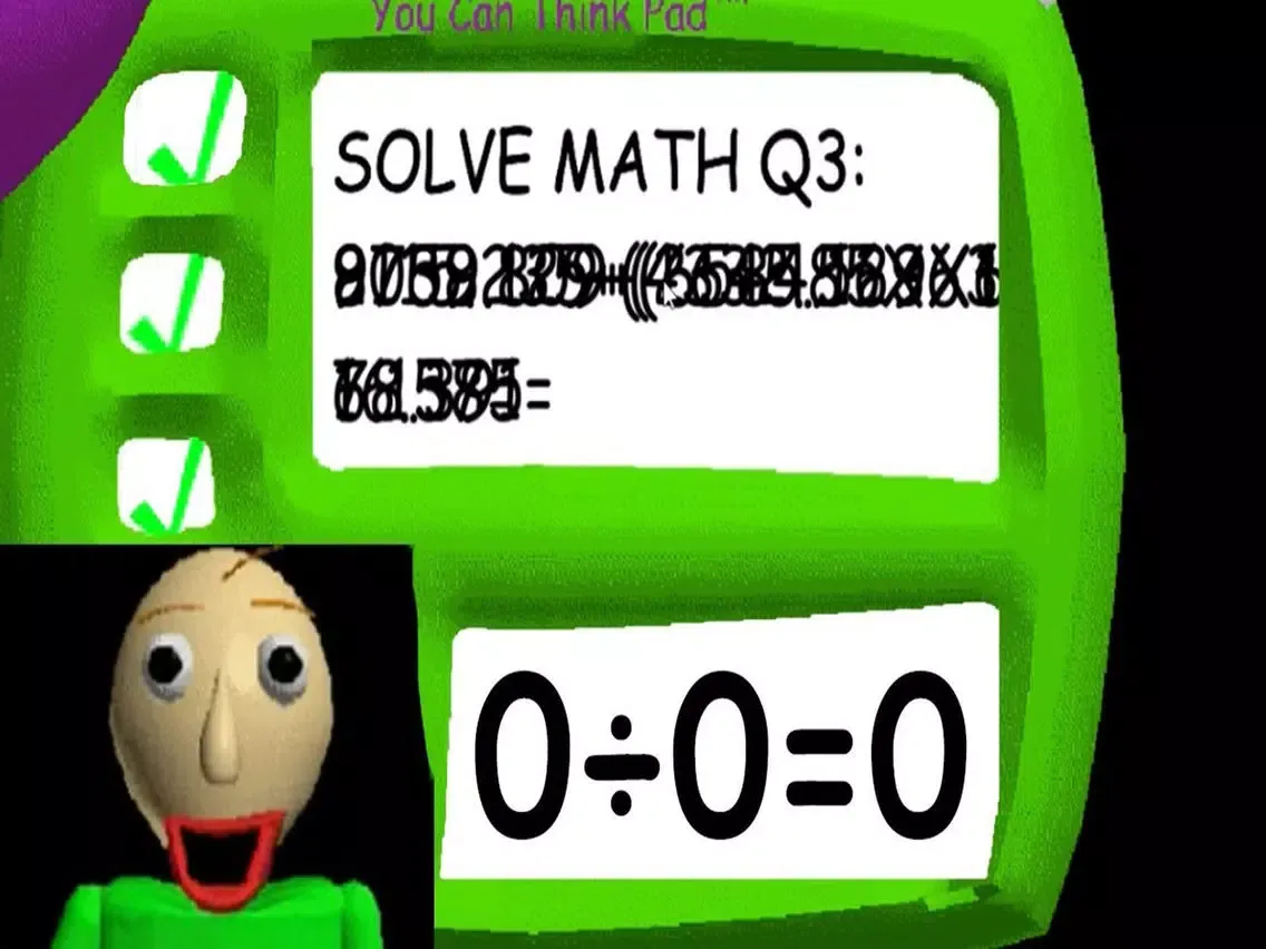 Tangkapan skrin Baldi Basic Education iPad 