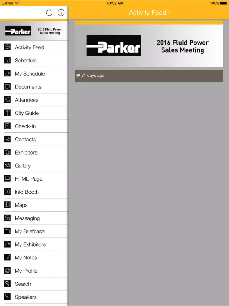 Parker National Sales Mtg. iPad  スクリーンショット