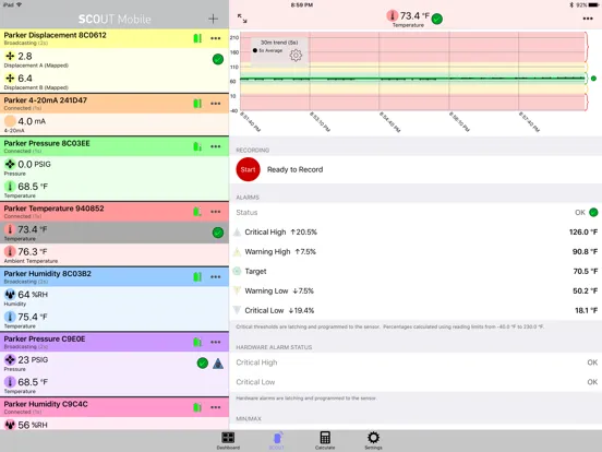 Voice of the Machine-SensoNODE iPad  سکرین شاٹس