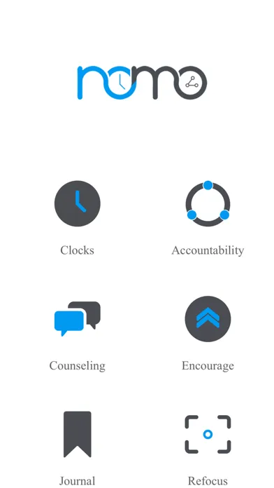Ảnh chụp màn hình của Nomo -  Sobriety Clocks