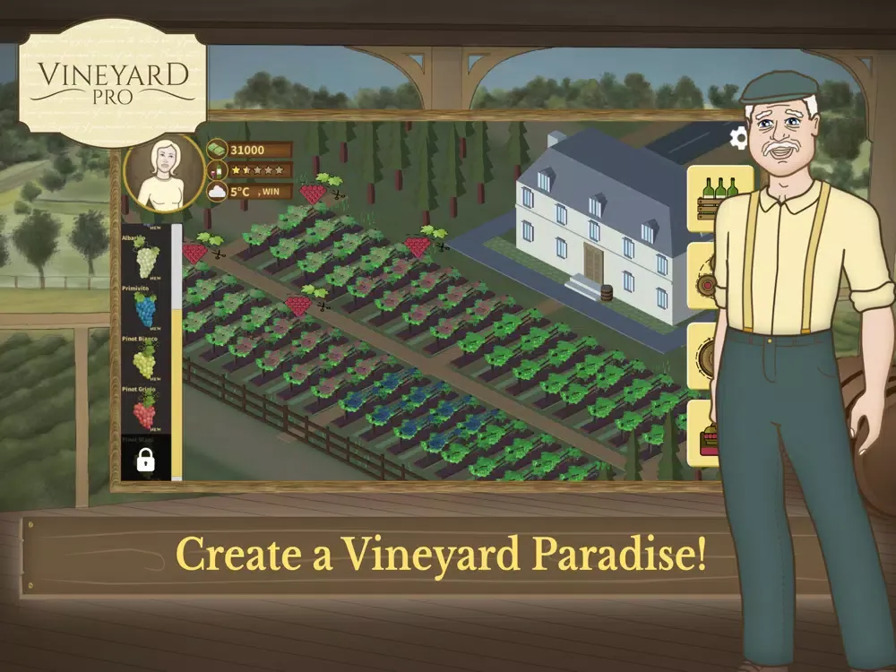 تصاویر Vineyard Pro iPad 