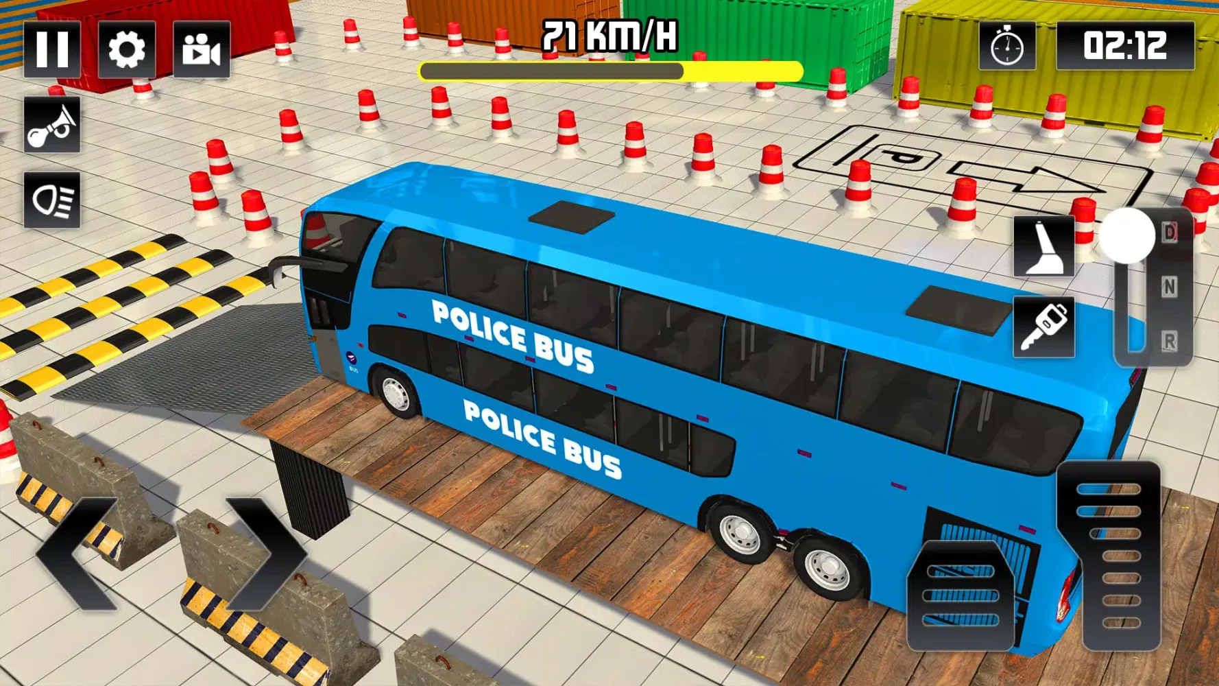 Police Bus Parking - parking Screenshots