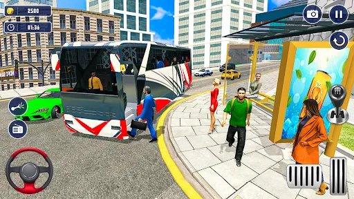 Tourist Coach Bus Highway Game应用截图