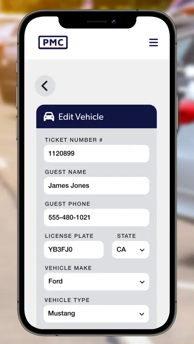 PMC Parking Manager Screenshots
