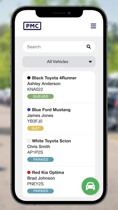 PMC Parking Manager Screenshots