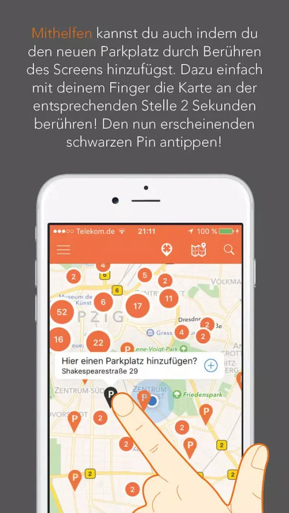 ParkingSlot - Kostenlos Parken 스크린샷