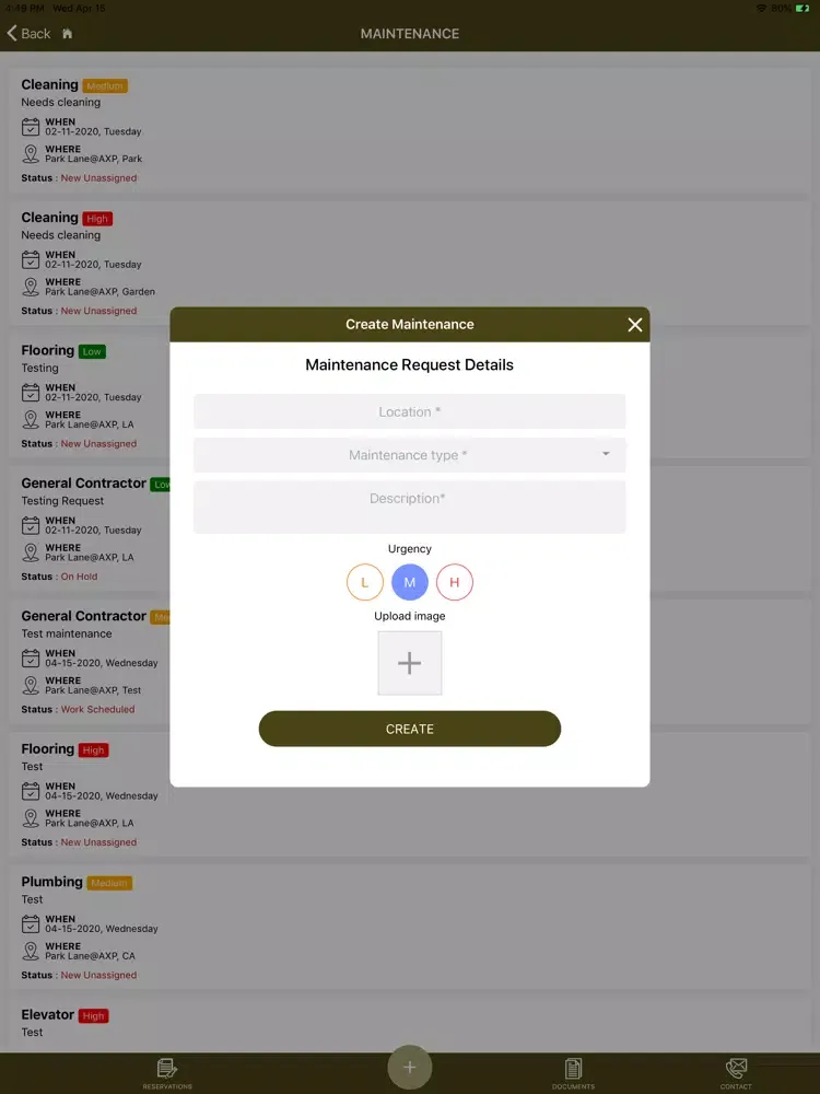 Ảnh chụp màn hình của Park Lane Ala Moana App iPad 