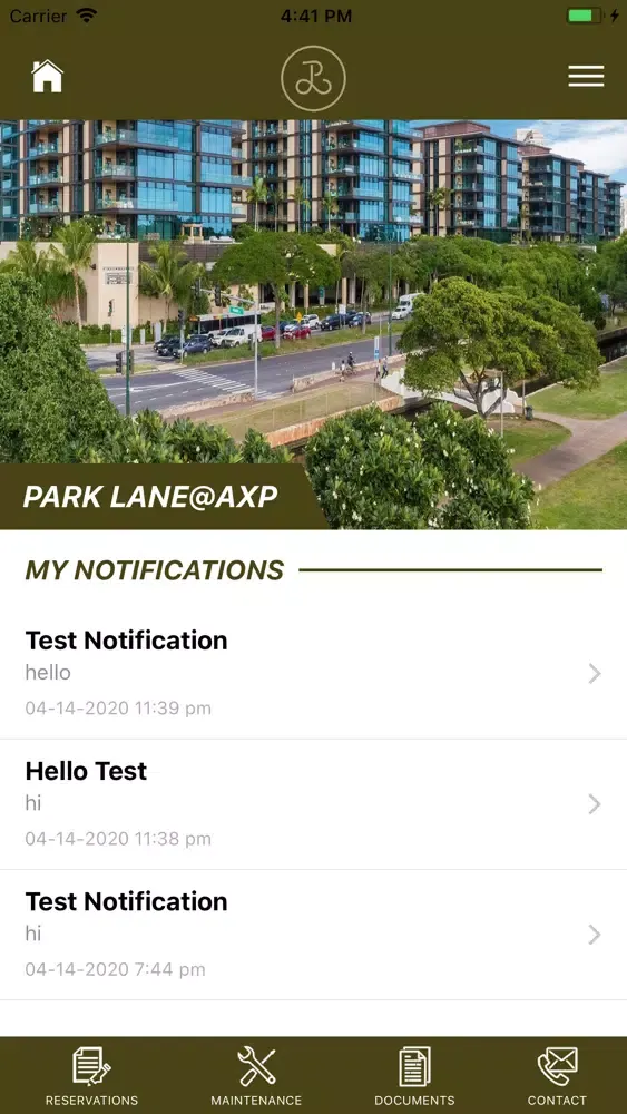 Ảnh chụp màn hình của Park Lane Ala Moana App