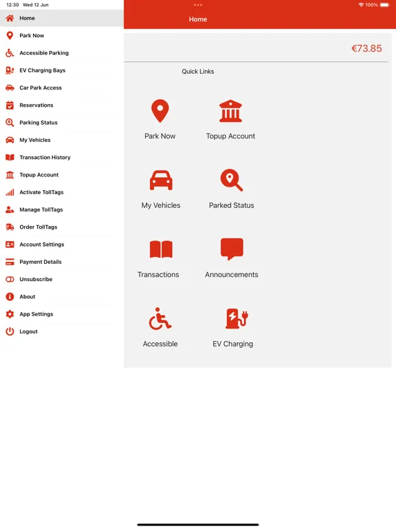 ParkMagic iPad 应用截图