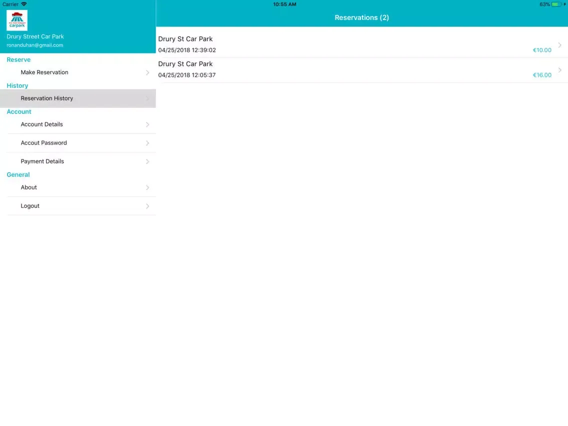 ภาพหน้าจอของ Drury St Underground Carpark iPad 