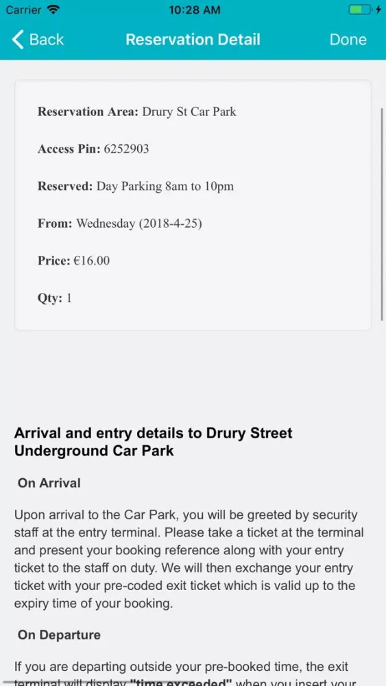 ภาพหน้าจอของ Drury St Underground Carpark