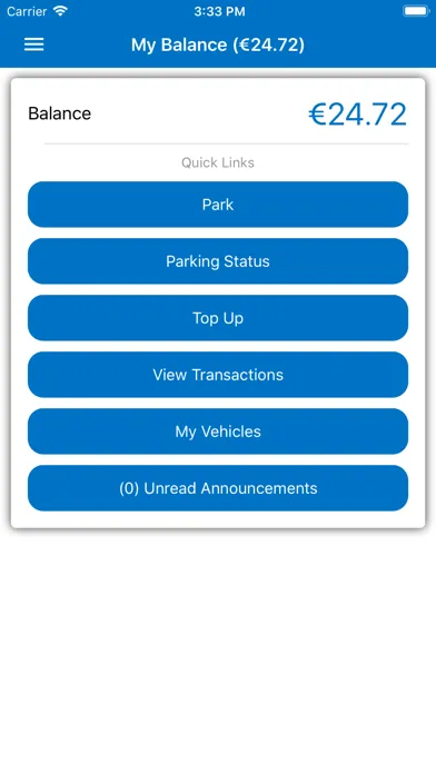 Tipperary eParking Screenshots