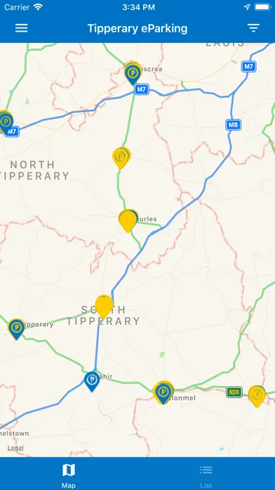Tipperary eParking Screenshots