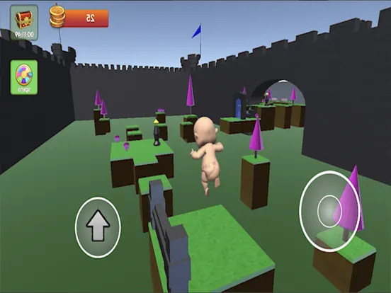 Ảnh chụp màn hình của Parkour The Castle Run iPad 