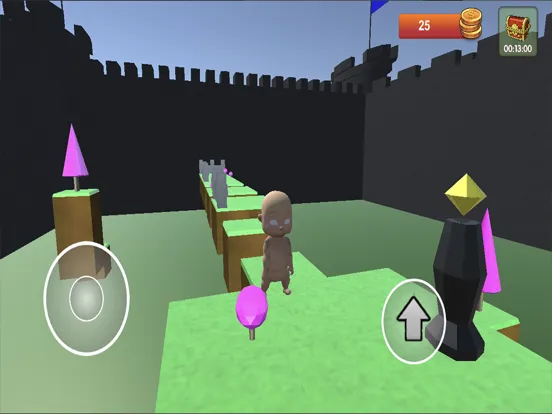 Ảnh chụp màn hình của Parkour The Castle Run iPad 