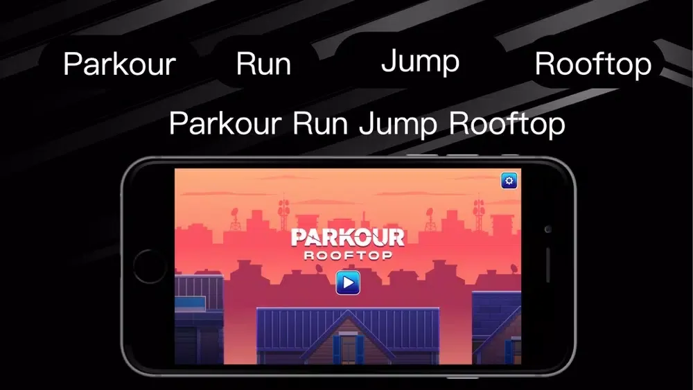 Capturas de tela do Parkour Run Jump Rooftop