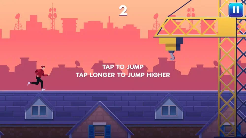 Capturas de tela do Parkour Run Jump Rooftop
