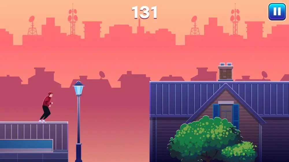 Capturas de tela do Parkour Run Jump Rooftop