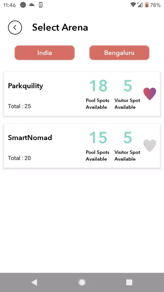 Parkquility GBS سکرین شاٹس