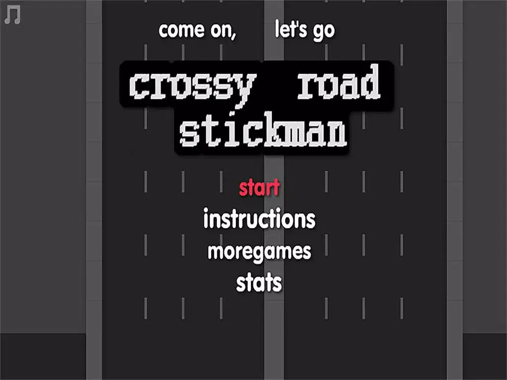 Zrzuty ekranu Crossy Road:stickman － Endless Highway Traffic Survival Arcade Game iPad 