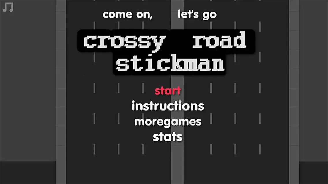Zrzuty ekranu Crossy Road:stickman － Endless Highway Traffic Survival Arcade Game