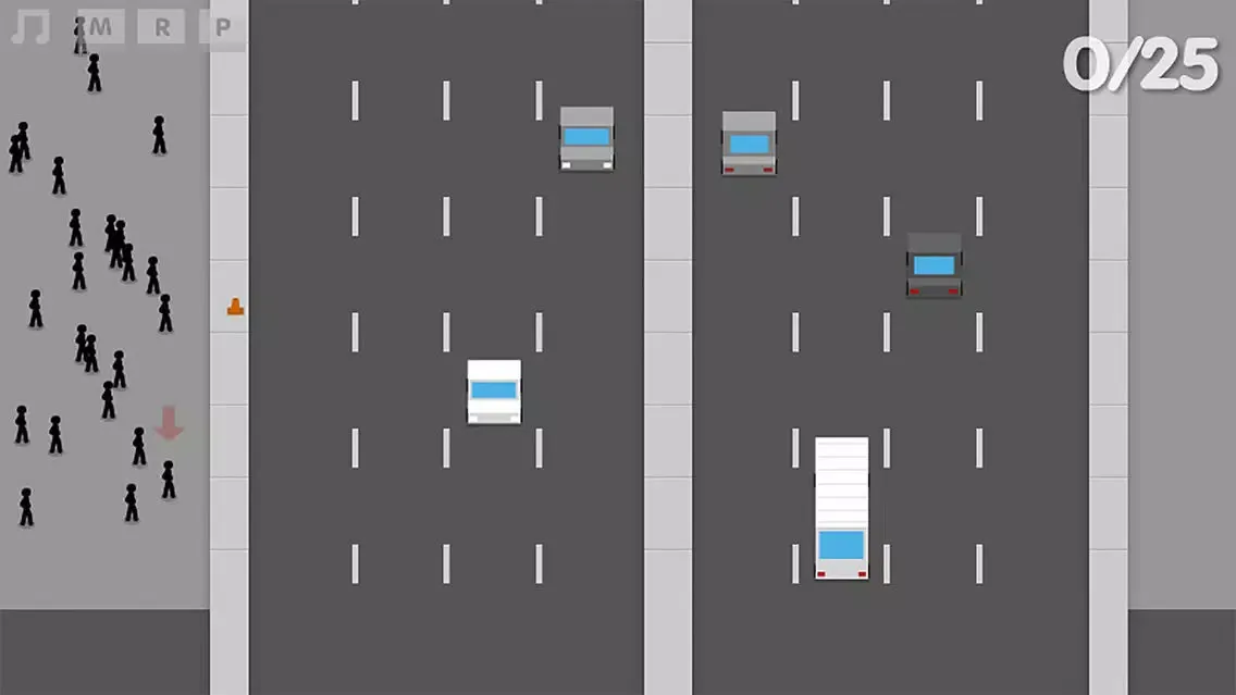 Zrzuty ekranu Crossy Road:stickman － Endless Highway Traffic Survival Arcade Game